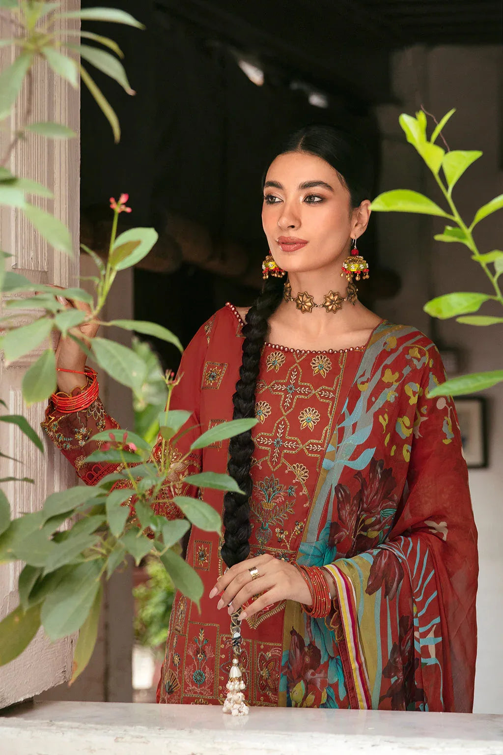 Ramsha | Mashaal Luxury Lawn | L-810 - Aqsa Fabrics