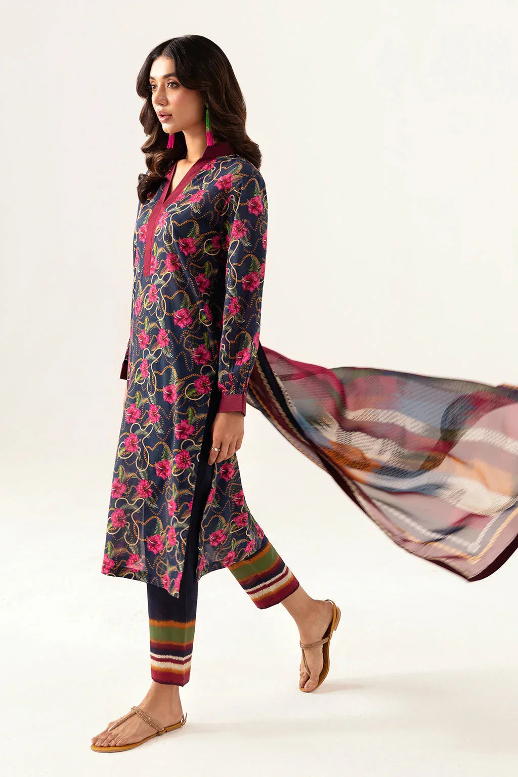 Ramsha | Pinted Lawn | RP-101 - Aqsa Fabrics
