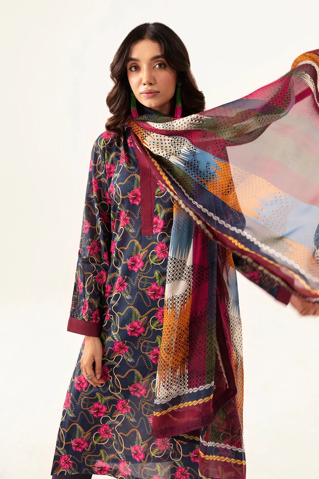 Ramsha | Pinted Lawn | RP-101 - Aqsa Fabrics