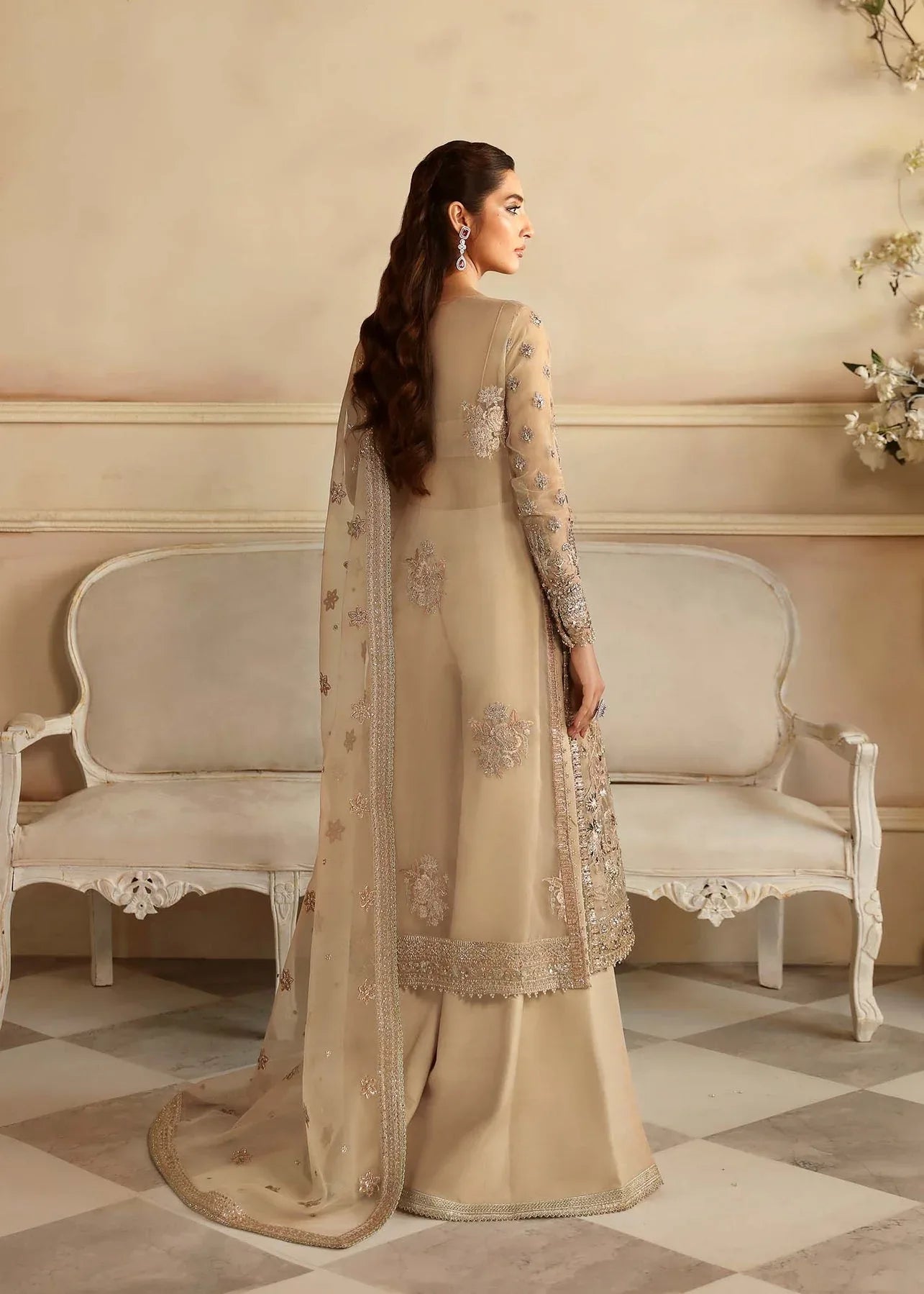 Akbar Aslam | Aleia Luxury Formals | Nacar - Aqsa Fabrics
