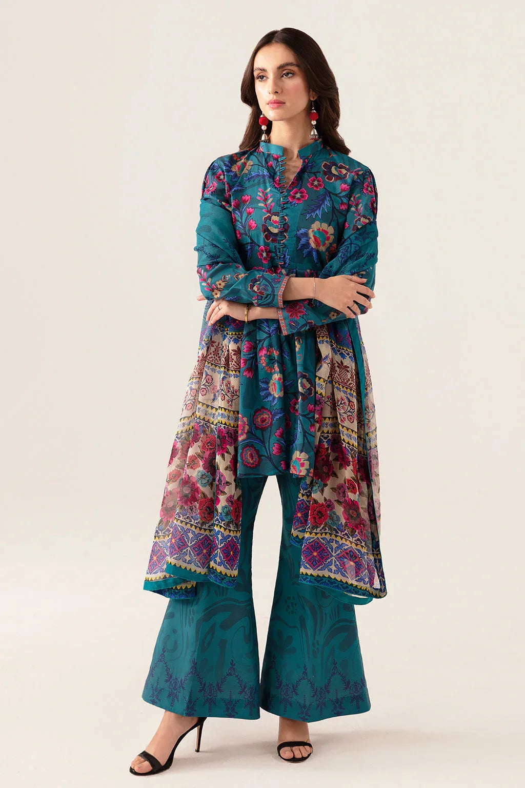 Ramsha | Pinted Lawn | RP-108 - Aqsa Fabrics