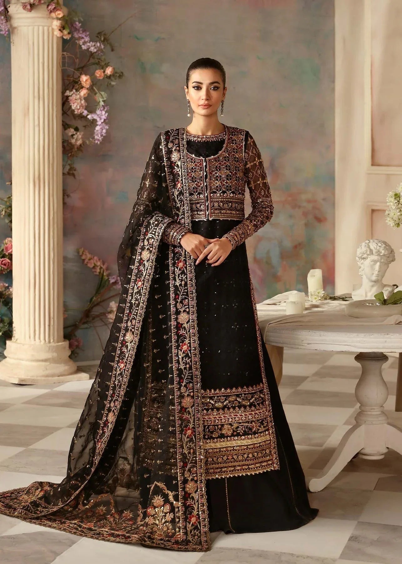 Akbar Aslam | Aleia Luxury Formals | Ebene - Aqsa Fabrics