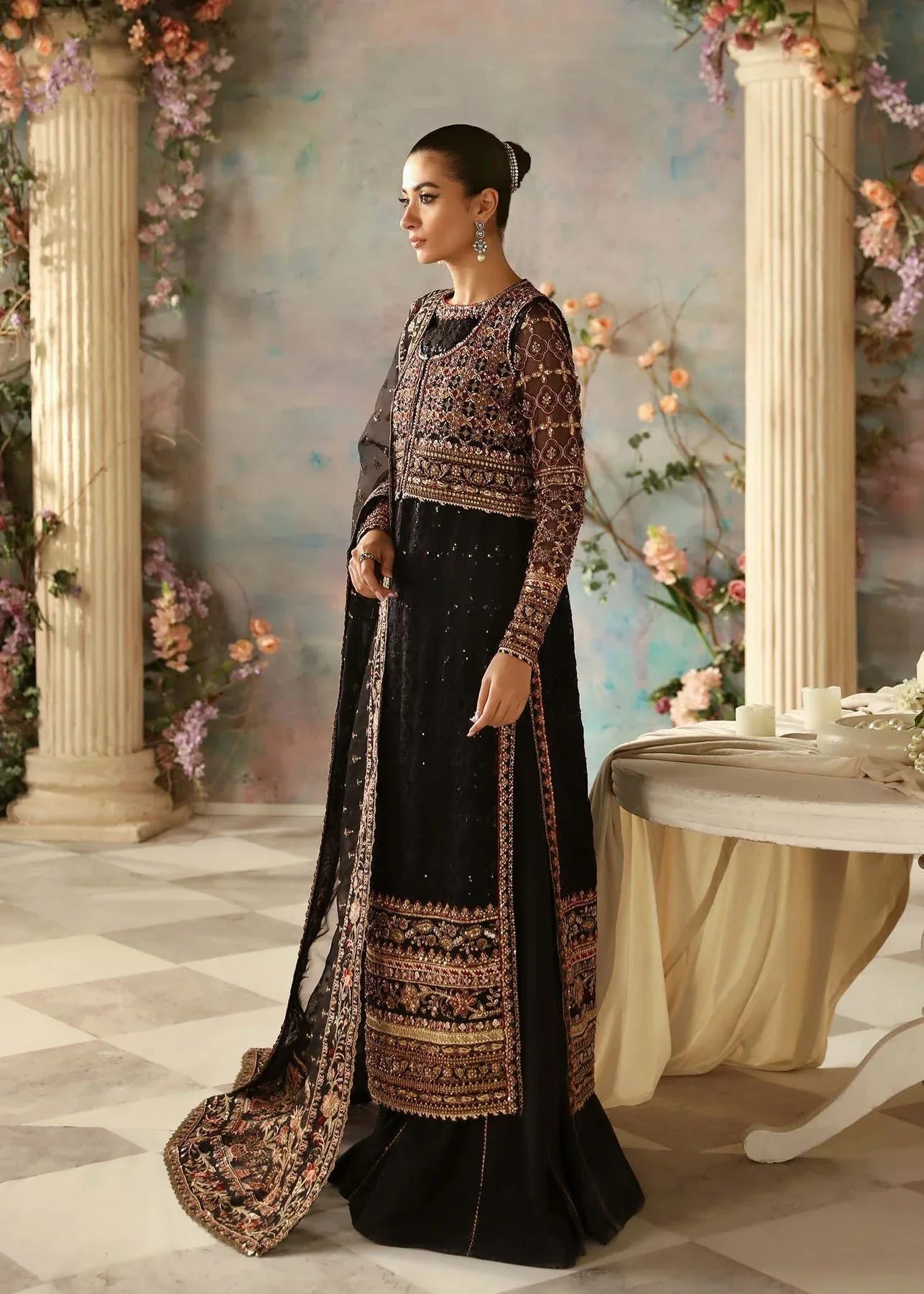 Akbar Aslam | Aleia Luxury Formals | Ebene - Aqsa Fabrics