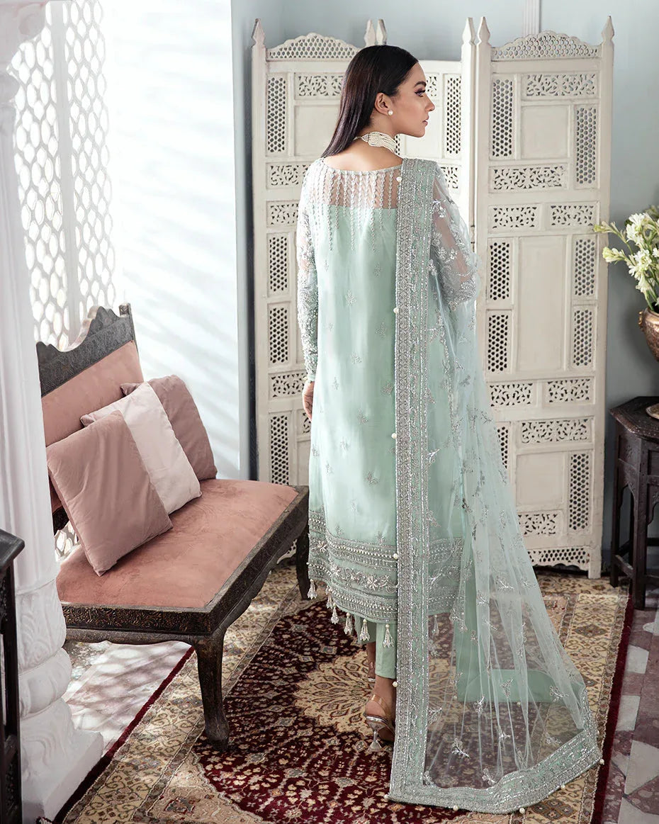 Gulaal | Wedding Formals | Zeba Embroidered Net 3-Piece Suit WS-21 - Aqsa Fabrics