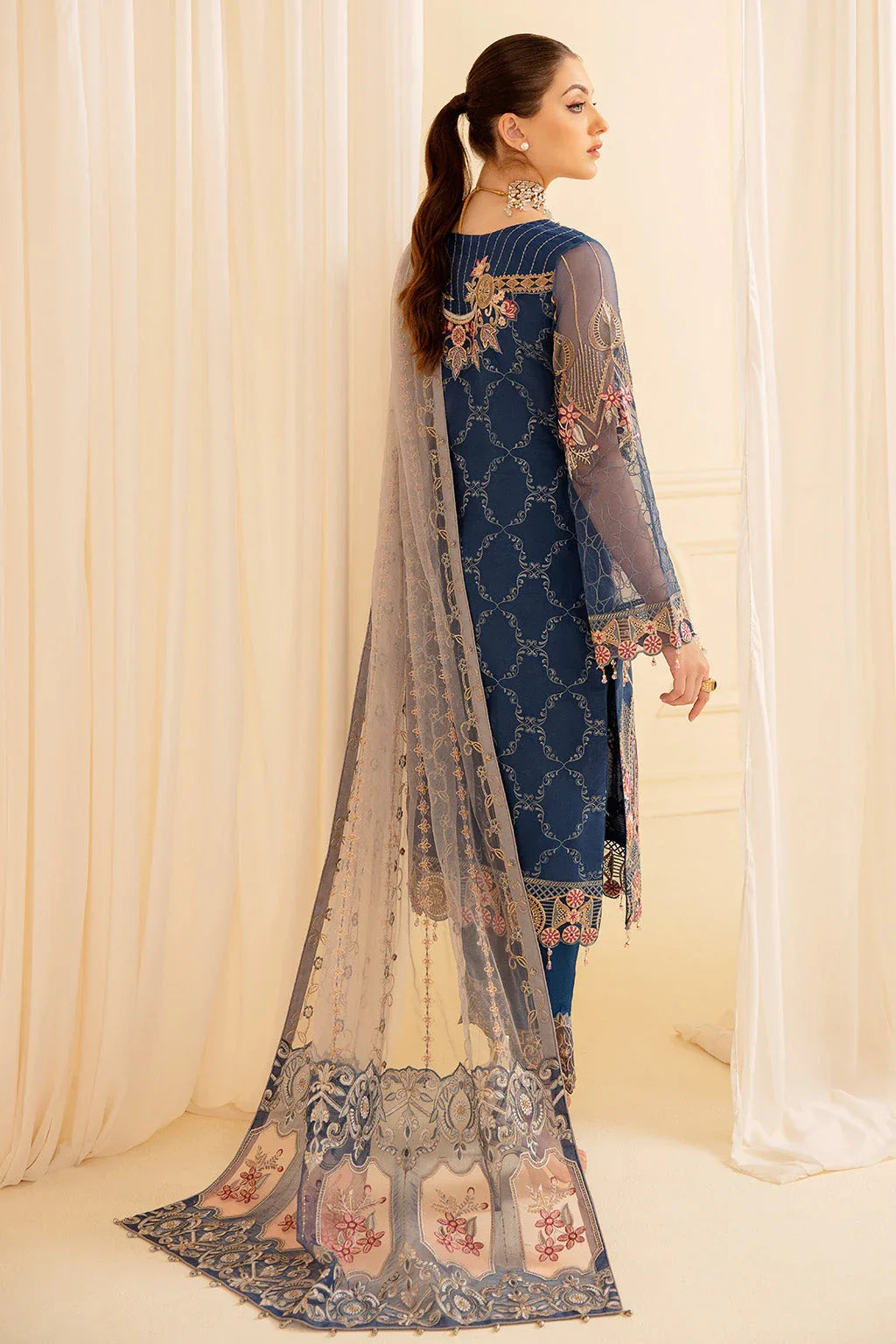 Ramsha | Minhal Organza Collection | M-701 - Aqsa Fabrics