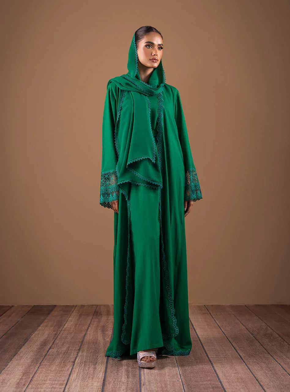 Zainab Chottani | Semi Formals | EMERALD FLAIR - Aqsa Fabrics