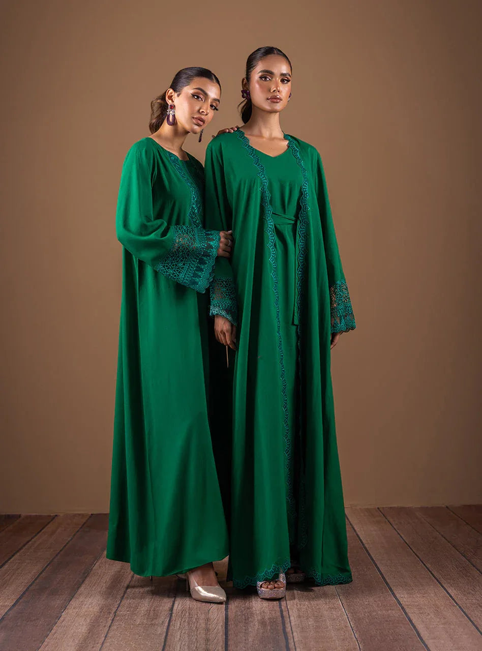 Zainab Chottani | Semi Formals | EMERALD FLAIR - Aqsa Fabrics