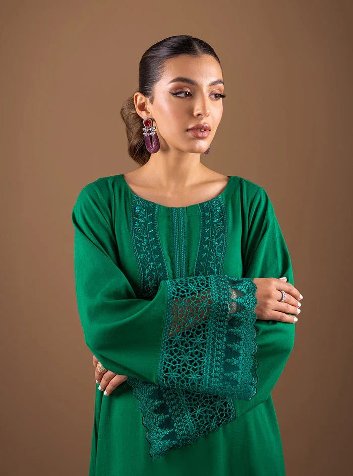 Zainab Chottani | The Kaftan Edit | Ethereal Emerald - Aqsa Fabrics