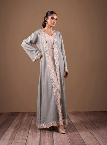 Zainab Chottani | The Kaftan Edit | Sage Sophistication - Aqsa Fabrics