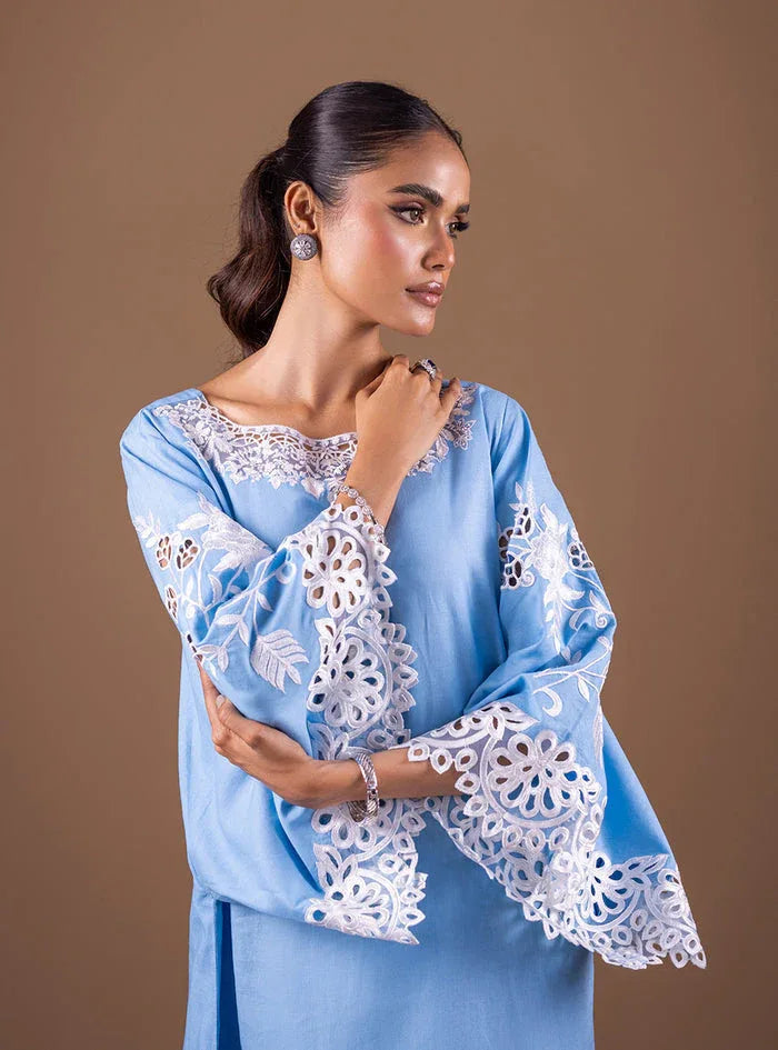 Zainab Chottani | The Kaftan Edit | Timeless Blue - Aqsa Fabrics