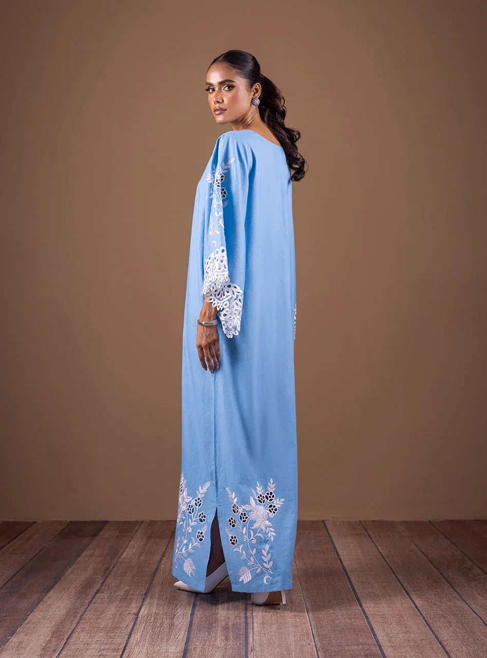 Zainab Chottani | Semi Formals | TIMELESS BLUE - Aqsa Fabrics