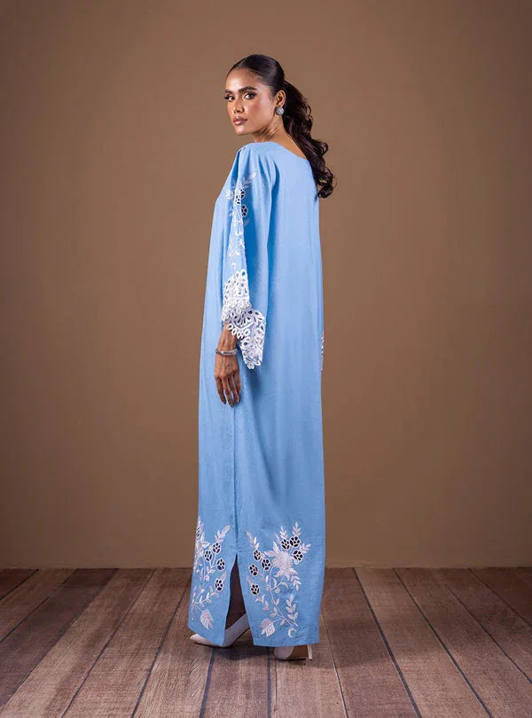 Zainab Chottani | The Kaftan Edit | Timeless Blue - Aqsa Fabrics