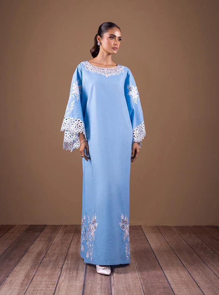 Zainab Chottani | The Kaftan Edit | Timeless Blue - Aqsa Fabrics