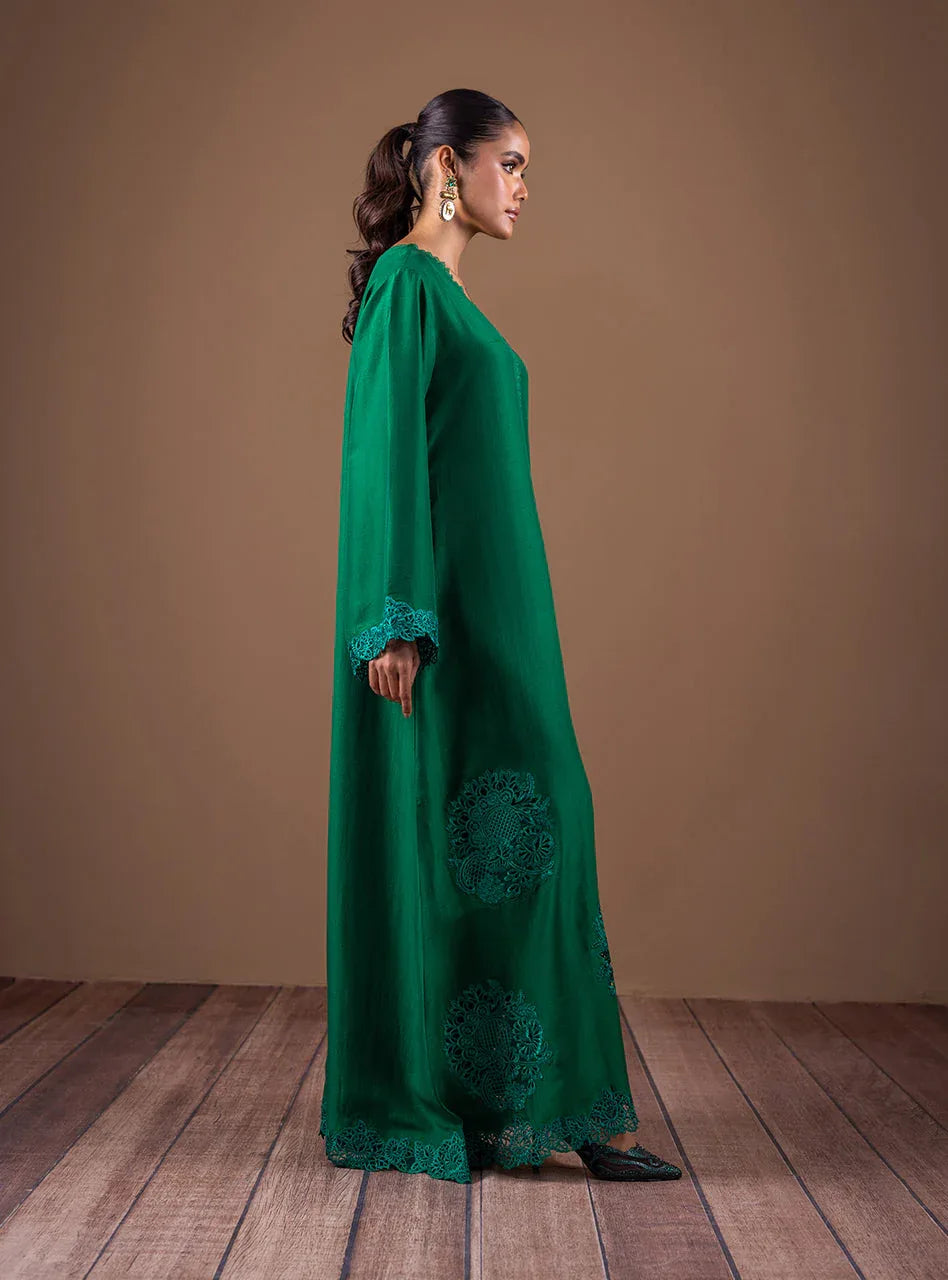 Zainab Chottani | Semi Formals | ENCHANTING EMERALD - Aqsa Fabrics