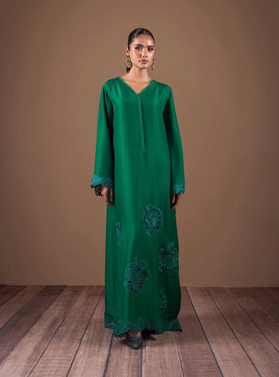 Zainab Chottani | Semi Formals | ENCHANTING EMERALD - Aqsa Fabrics