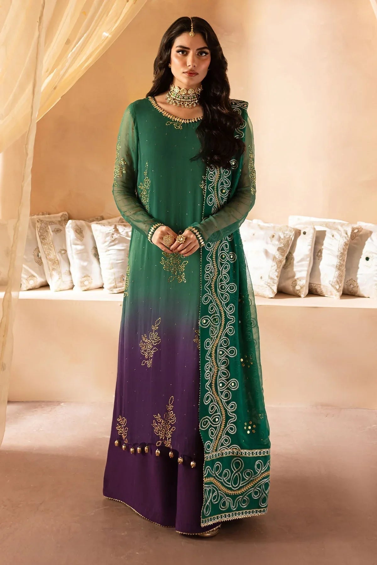 Nureh | Mukeshkari Formals | MK-01 - Aqsa Fabrics