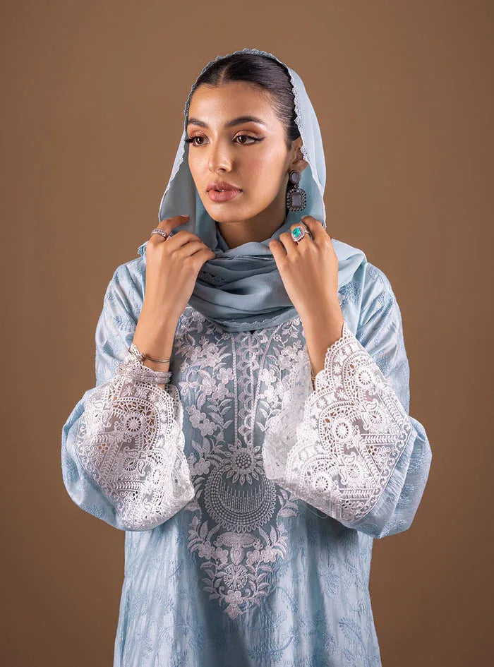 Zainab Chottani | The Kaftan Edit | Aqua Sophistication - Aqsa Fabrics