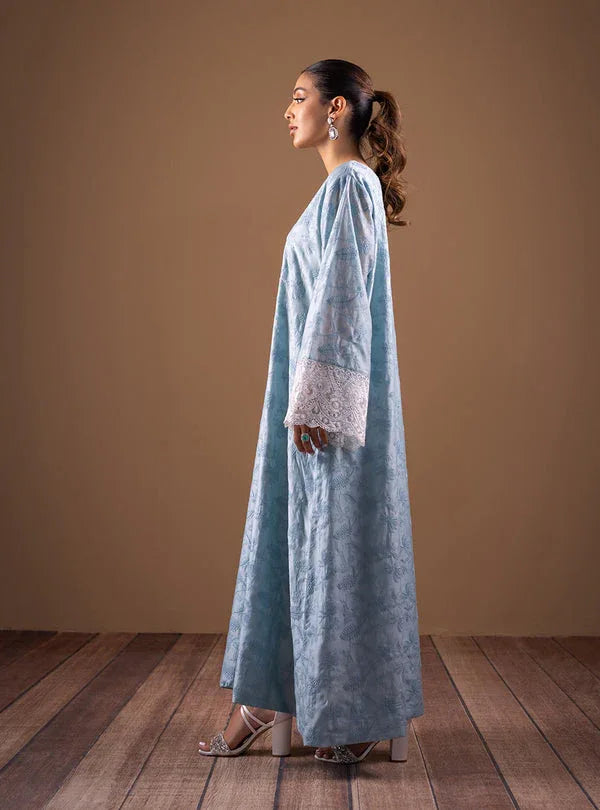 Zainab Chottani | The Kaftan Edit | Aqua Sophistication - Aqsa Fabrics