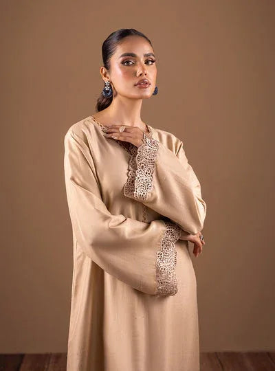 Zainab Chottani | The Kaftan Edit | Champagne Elegance - Aqsa Fabrics