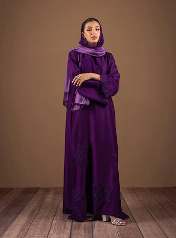 Zainab Chottani | The Kaftan Edit | Purple Night - Aqsa Fabrics