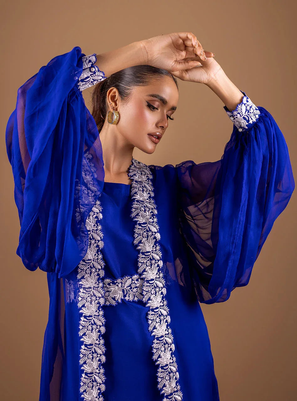 Zainab Chottani | Semi Formals | CARIBBEAN FLOW - Aqsa Fabrics