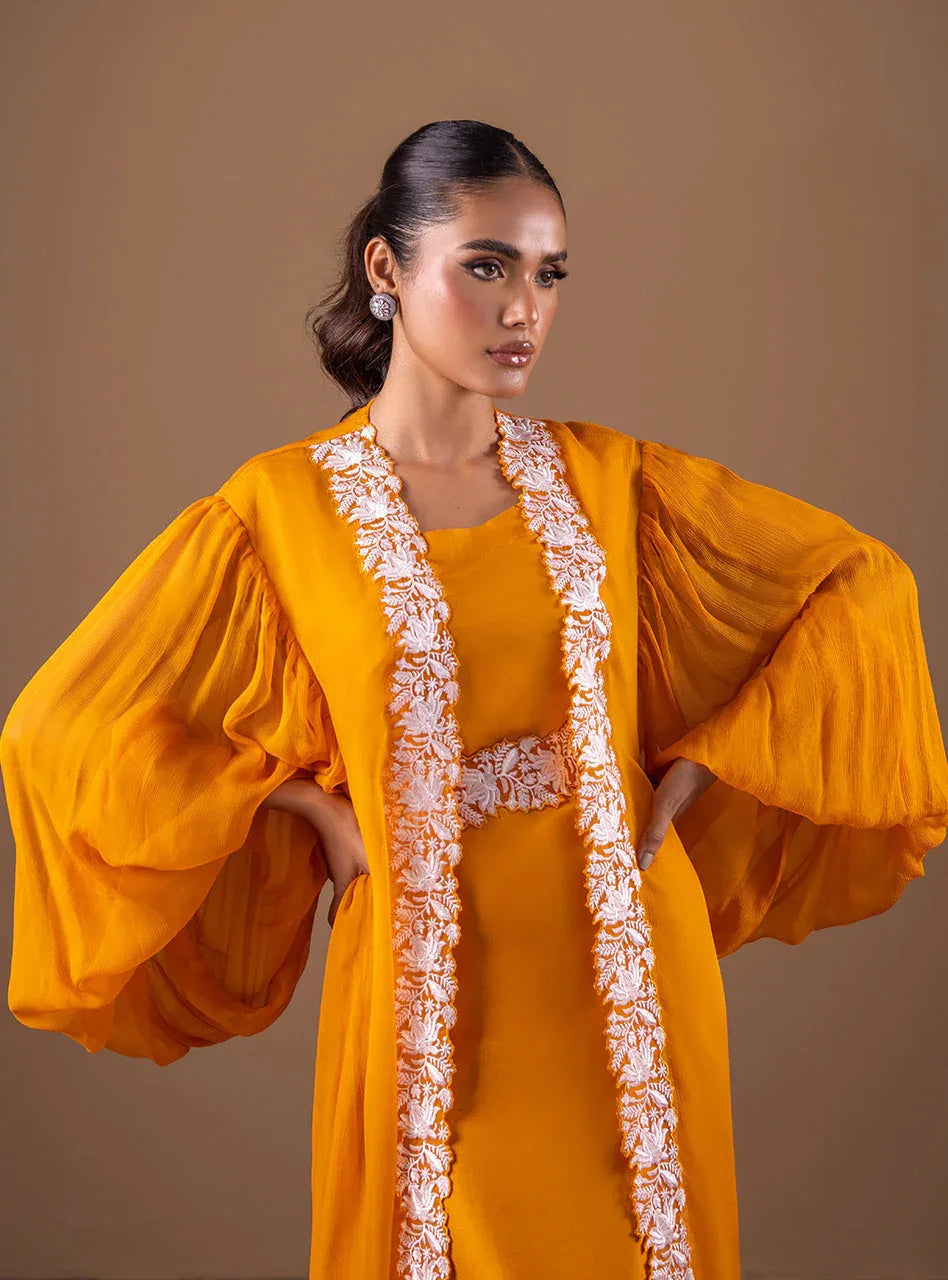 Zainab Chottani | Semi Formals | AMBER FLOW - Aqsa Fabrics