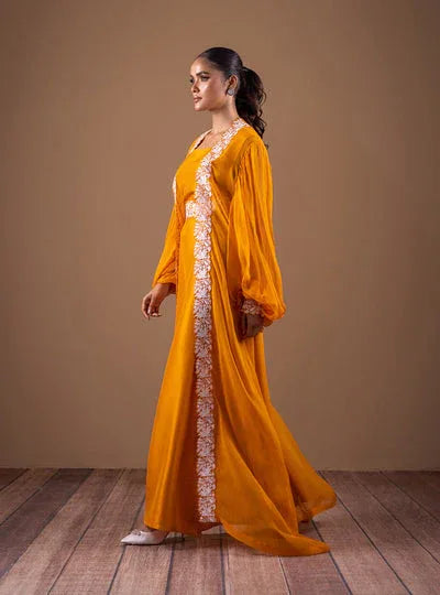 Zainab Chottani | The Kaftan Edit | Amber Flow - Aqsa Fabrics