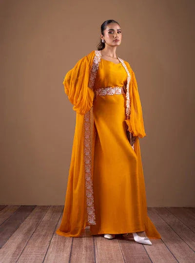Zainab Chottani | The Kaftan Edit | Amber Flow - Aqsa Fabrics