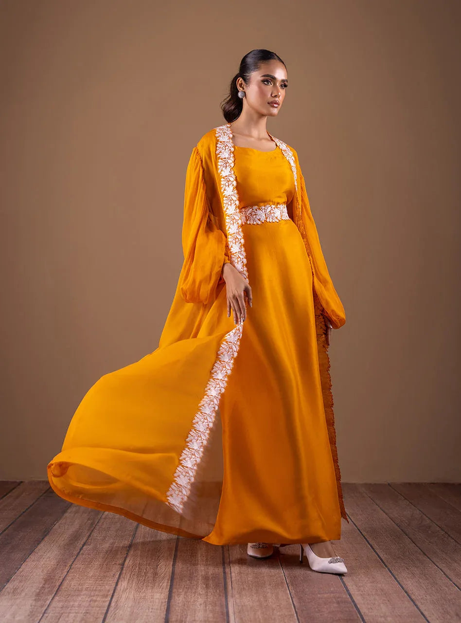 Zainab Chottani | Semi Formals | AMBER FLOW - Aqsa Fabrics
