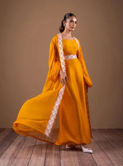 Zainab Chottani | The Kaftan Edit | Amber Flow - Aqsa Fabrics