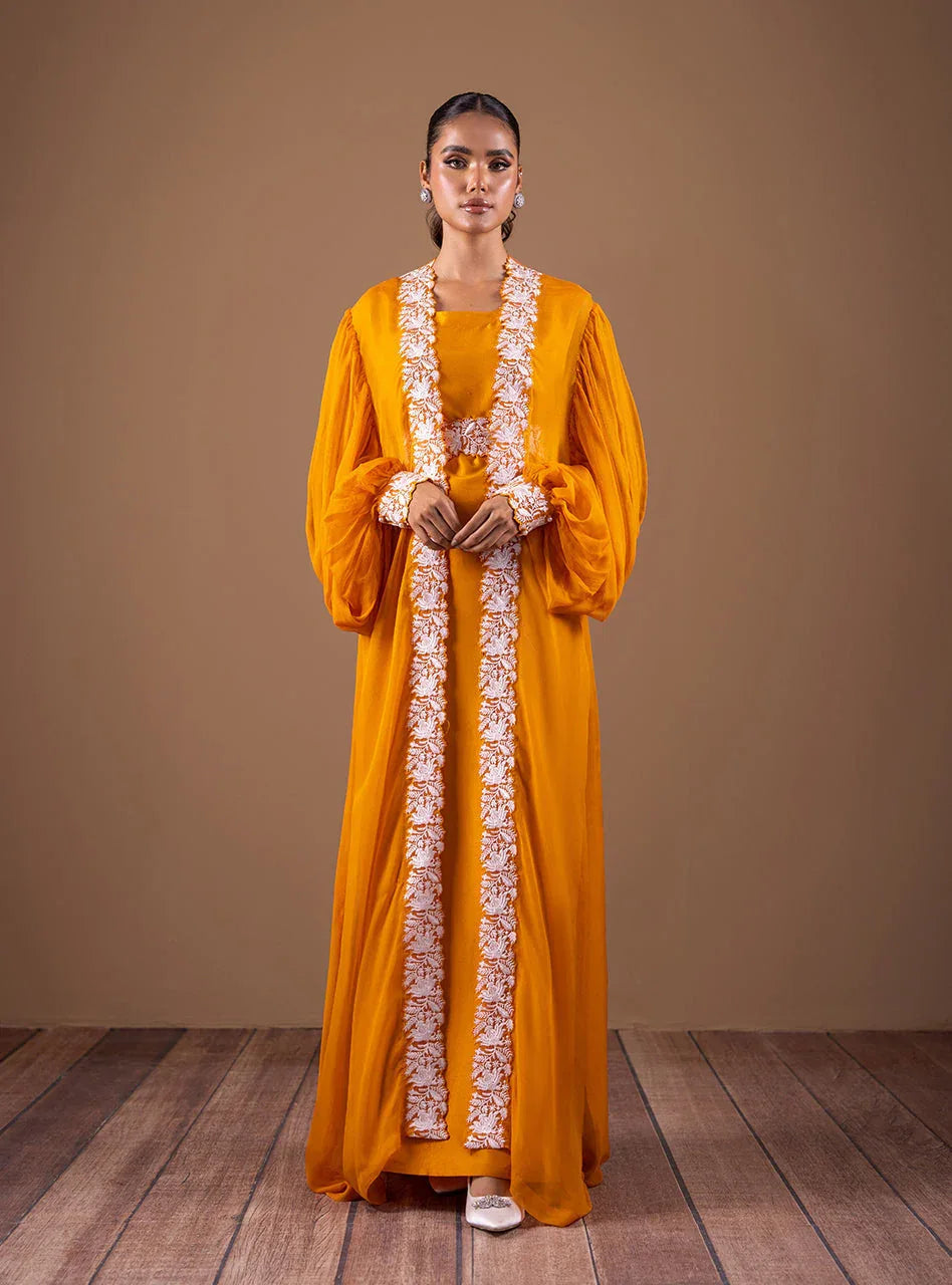 Zainab Chottani | Semi Formals | AMBER FLOW - Aqsa Fabrics