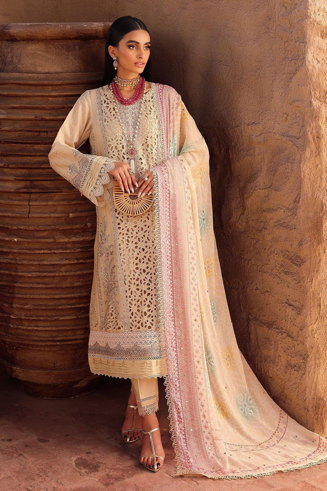 Nureh | Bazaar Lawn | NE-159 - Aqsa Fabrics
