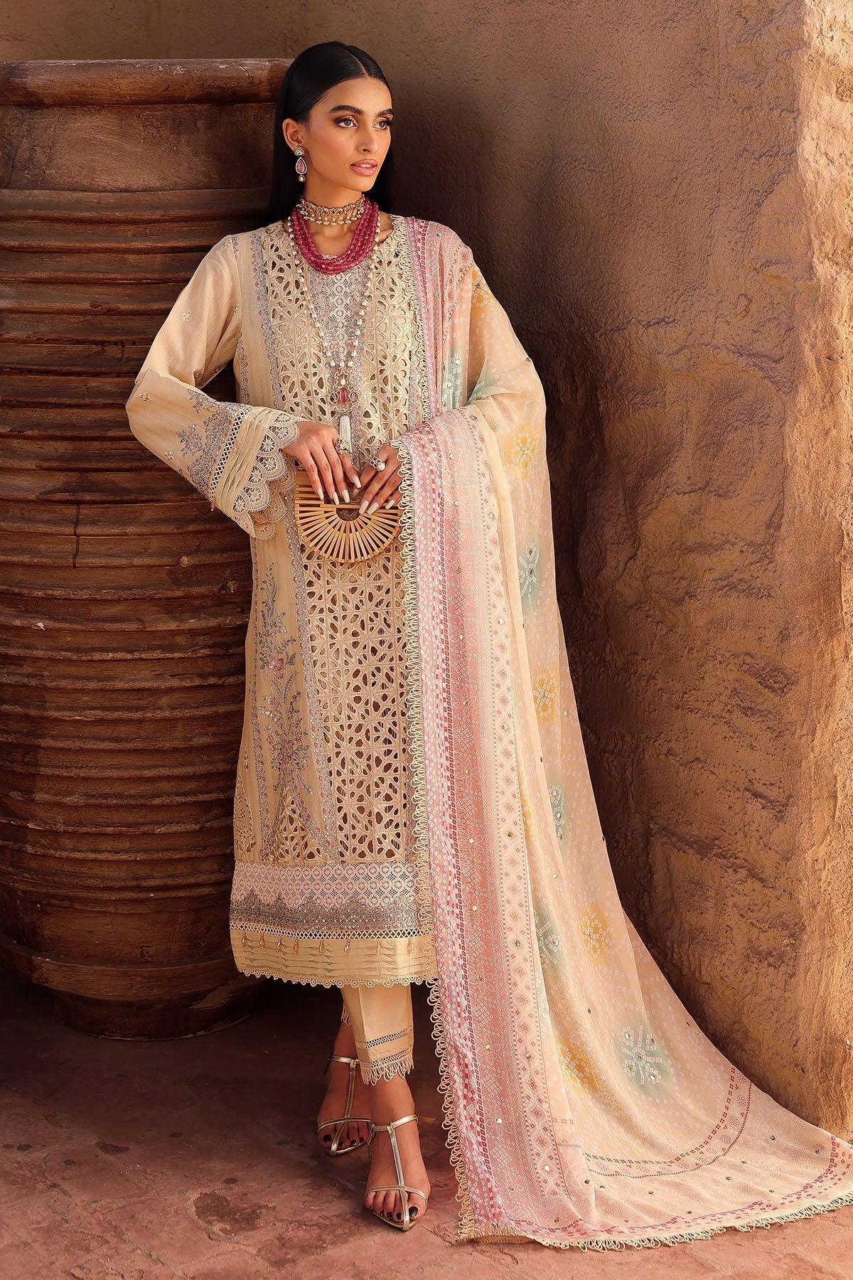 Nureh | Bazaar Lawn | NE-159 - Aqsa Fabrics