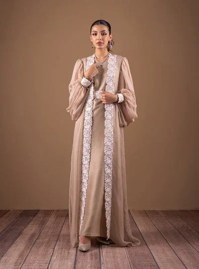 Zainab Chottani | The Kaftan Edit | Champagne Flow - Aqsa Fabrics