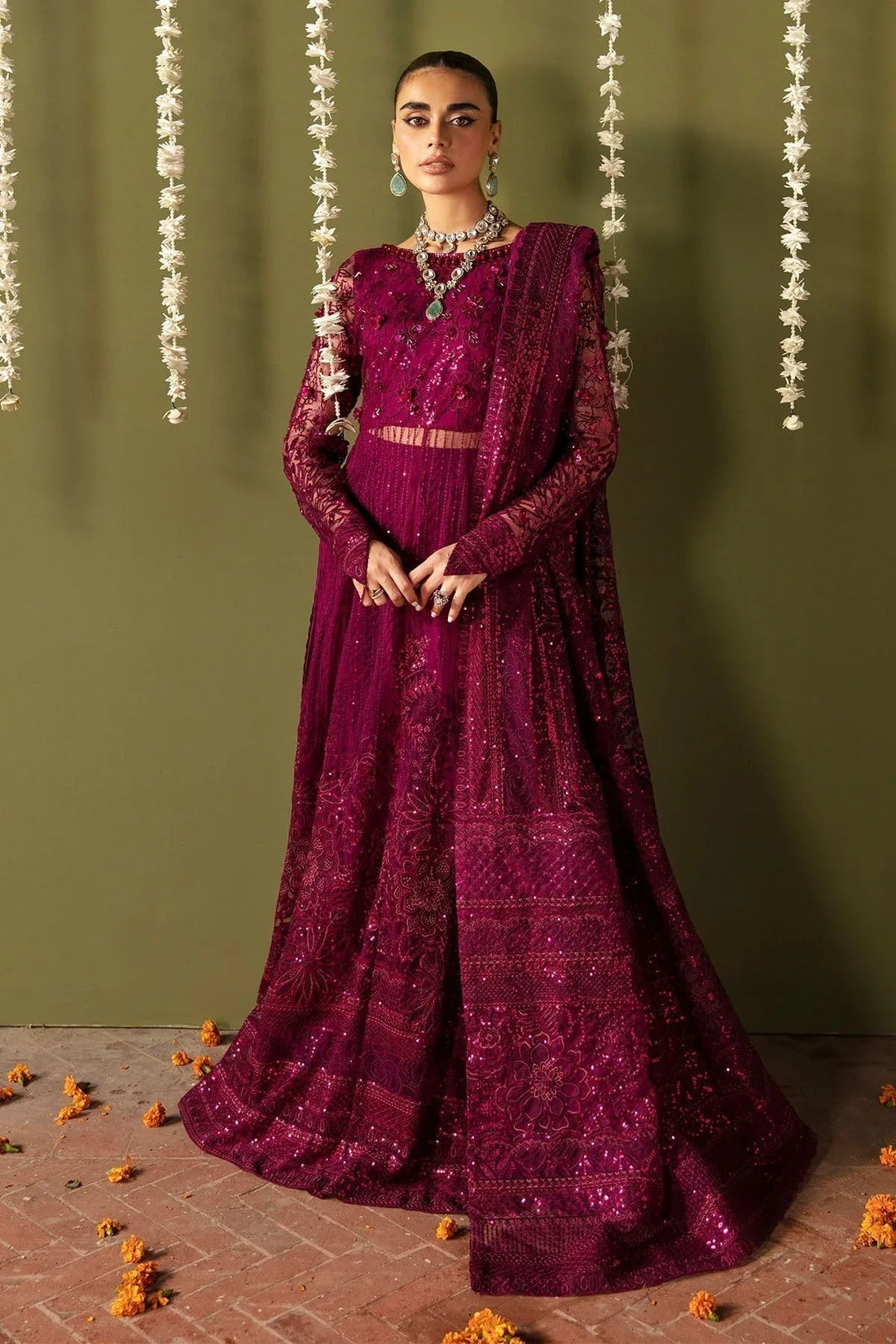 Nureh | Jhoomro Wedding Formals | NL-56 - ANARI - Aqsa Fabrics