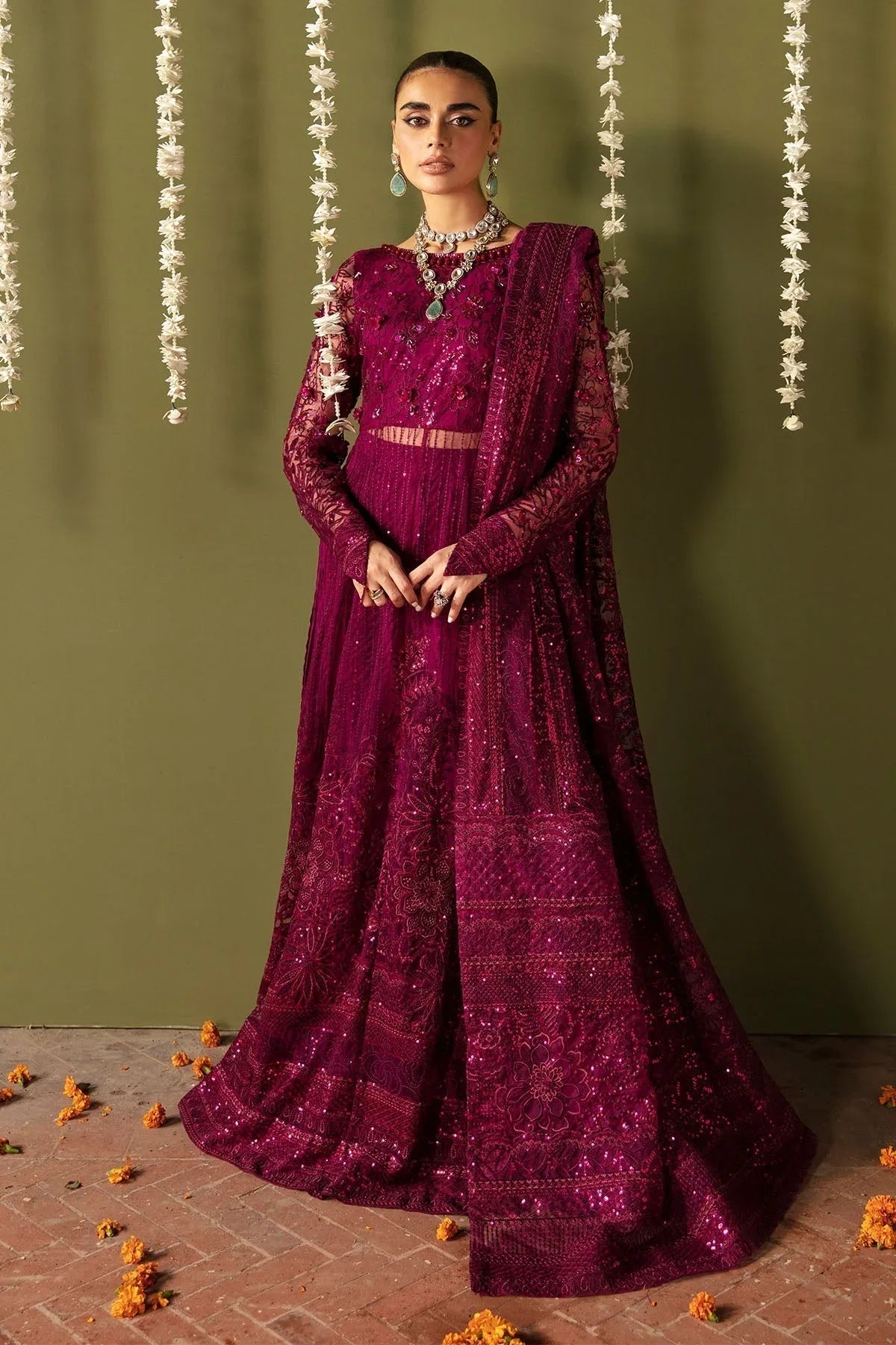 Nureh | Jhoomro Wedding Formals | NL-56 - ANARI - Aqsa Fabrics
