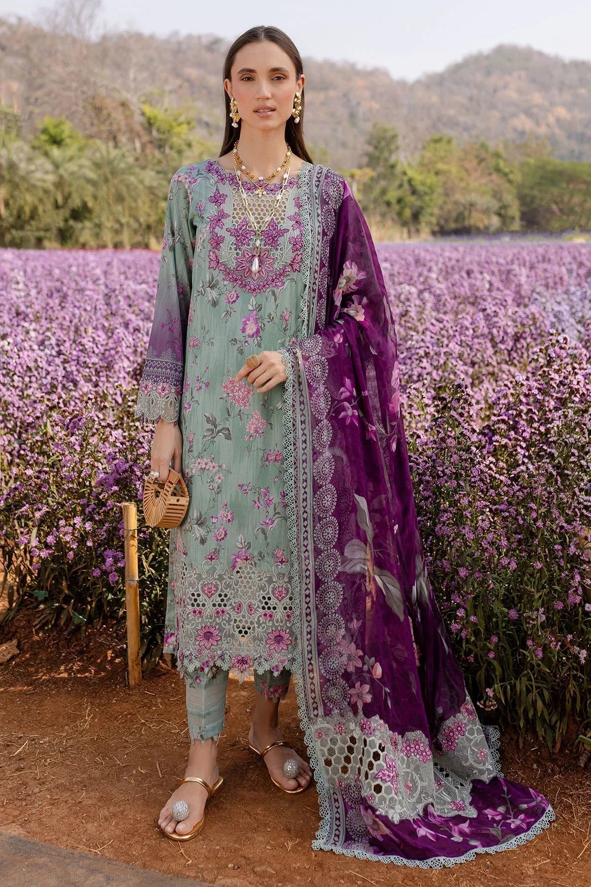 Nureh | Bloom 25 | BL-02 - Aqsa Fabrics