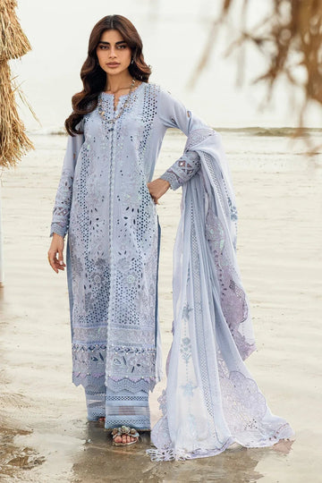 Nureh | Khuwab Luxury Lawn | NE-150 - Aqsa Fabrics