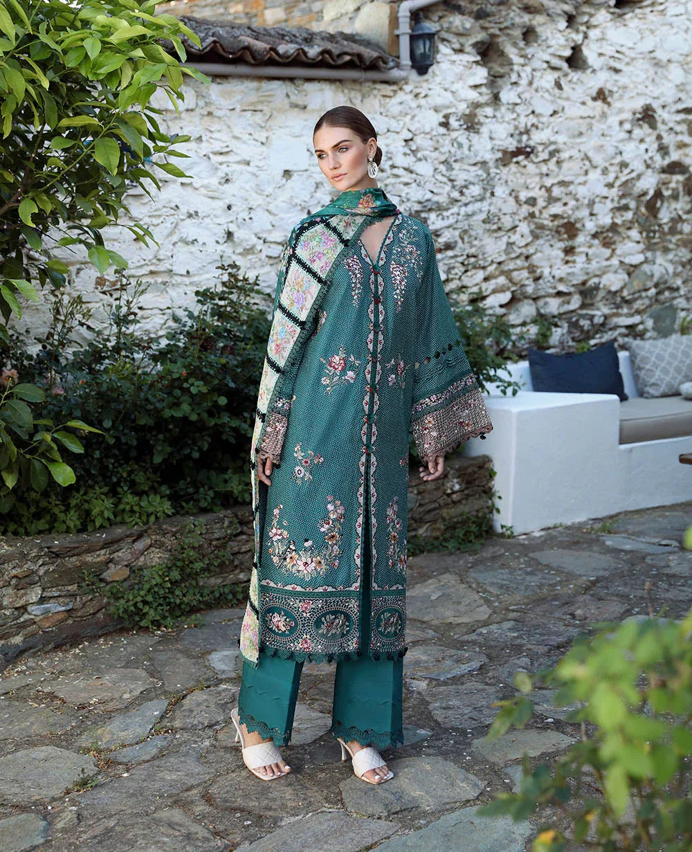 Republic Womenswear | Aylin Summer Lawn 24 | Fleur (D2-B) - Aqsa Fabrics