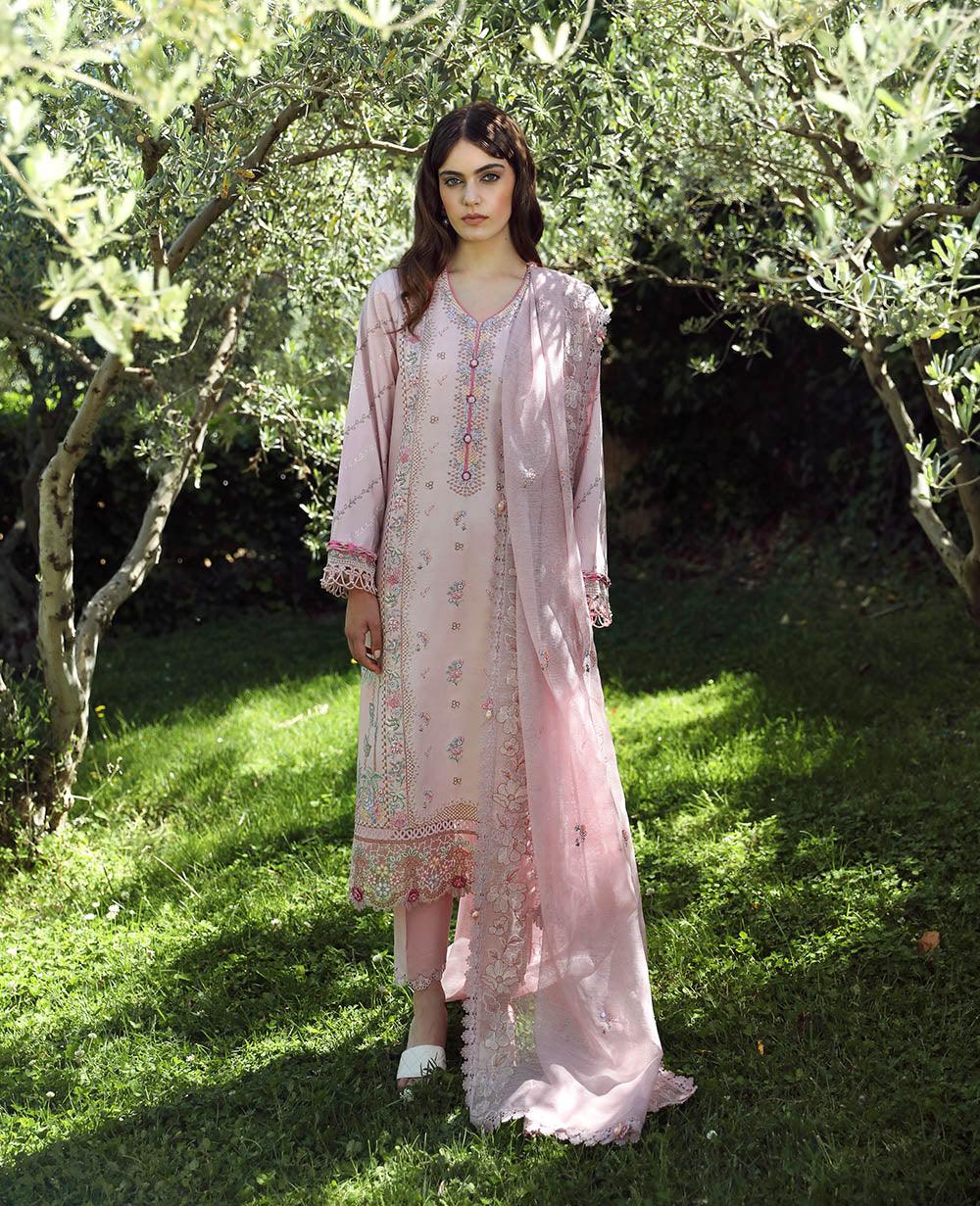 Republic Womenswear | Aylin Summer Lawn 24 | Meleze (D4-B) - Aqsa Fabrics