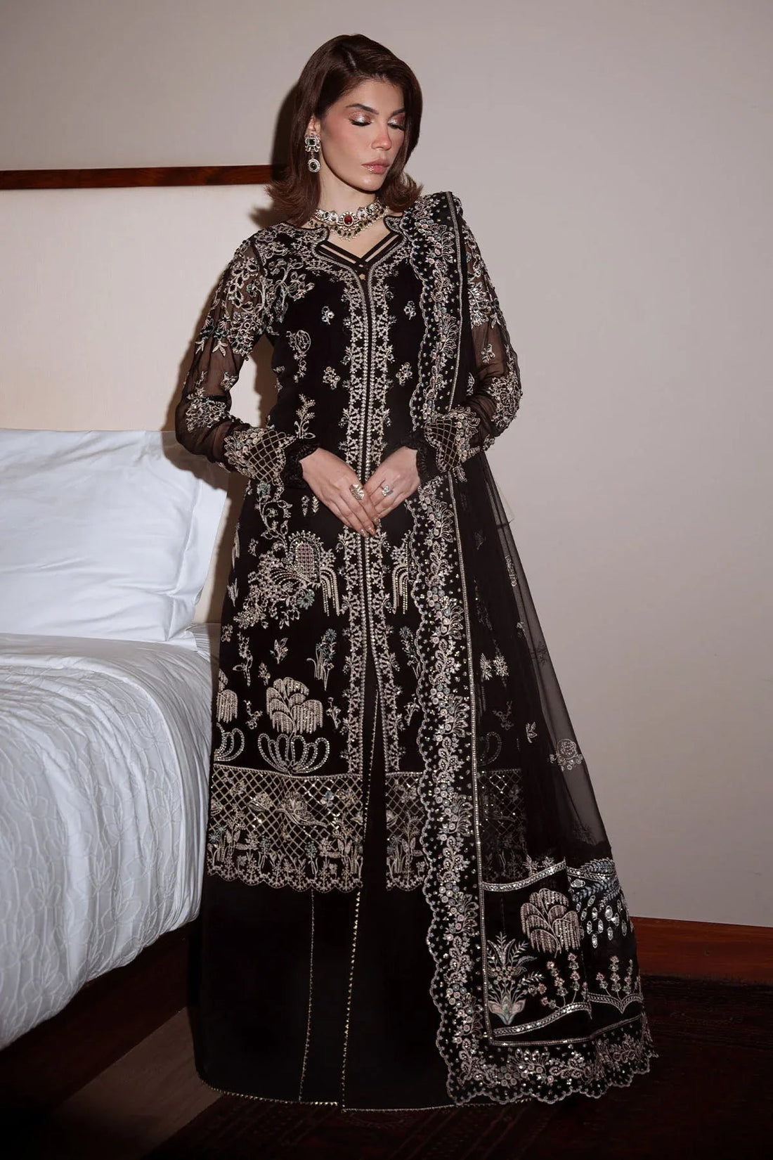 Nureh | Elaya Formals | NEL-89 - Aqsa Fabrics