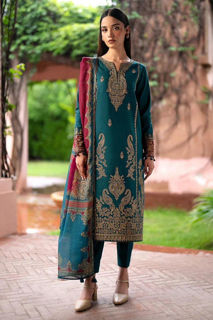 Jazmin | Winter Edition 24 | KHADDAR UW-0070 - Aqsa Fabrics
