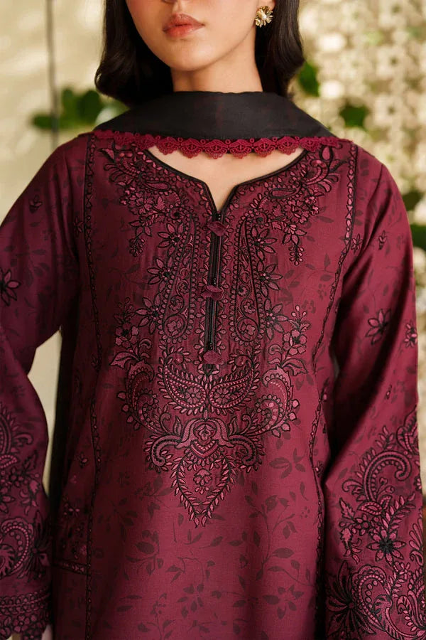 Farasha | Meline Premium Viscose 25 | Sable Bloom - Aqsa Fabrics