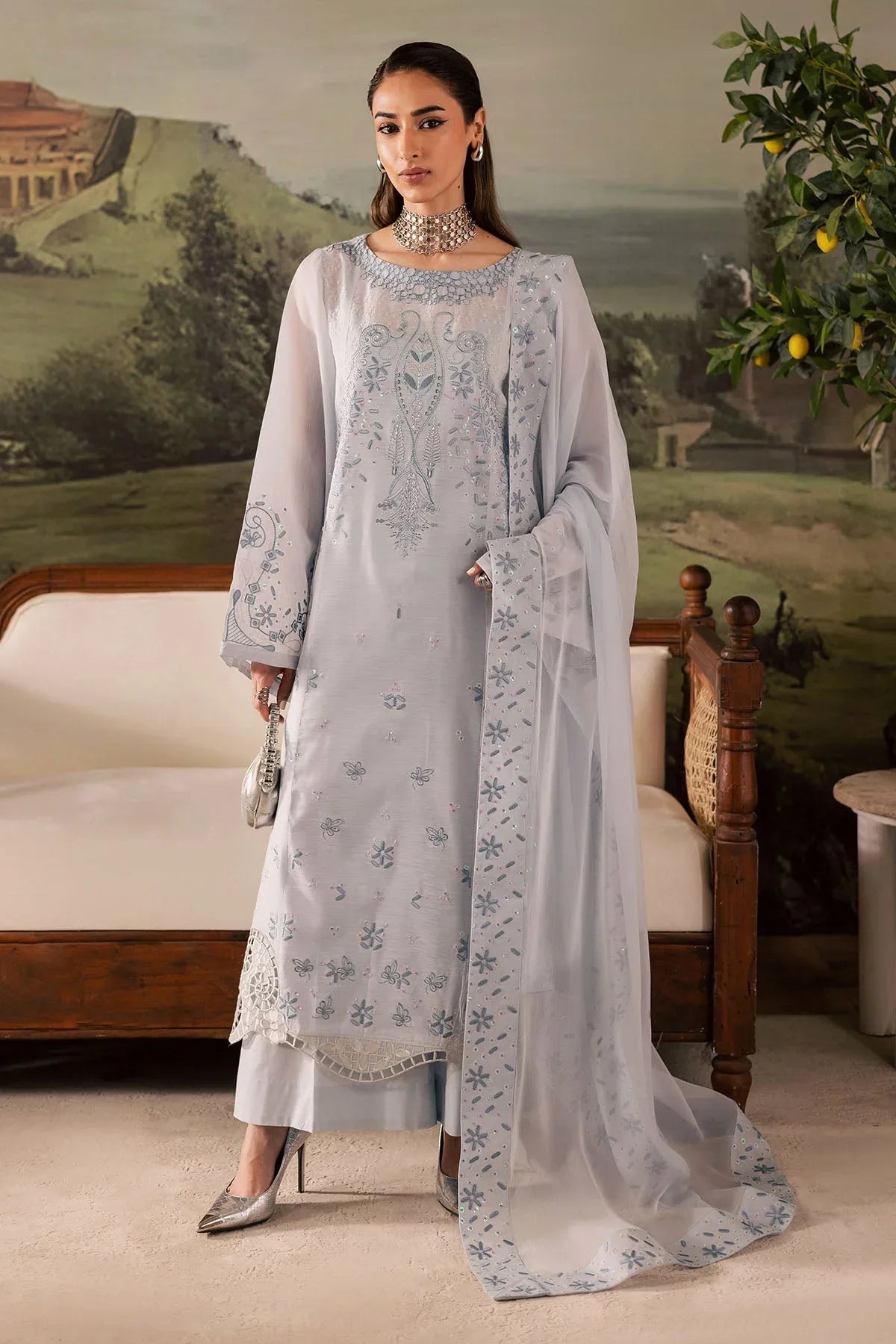 Nureh | Shades of Winter | NP-668 - Aqsa Fabrics