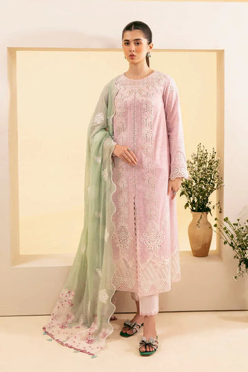 Qalamkar | Qlinekari Luxury Lawn | SQ-02 ASEMA - Aqsa Fabrics