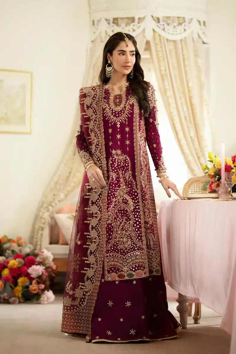 Qalamkar | Dilnaz Wedding Formals | DN-07 ALEENA - Aqsa Fabrics