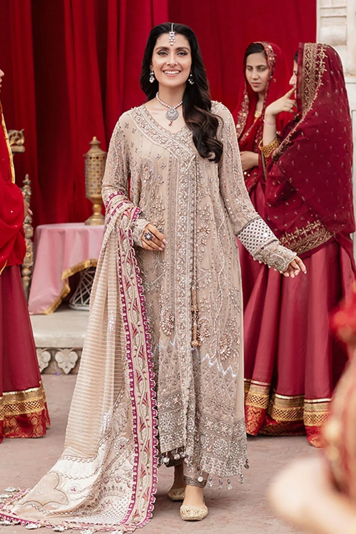 Nureh | Jhoomro Wedding Formals | Jaipur - Aqsa Fabrics