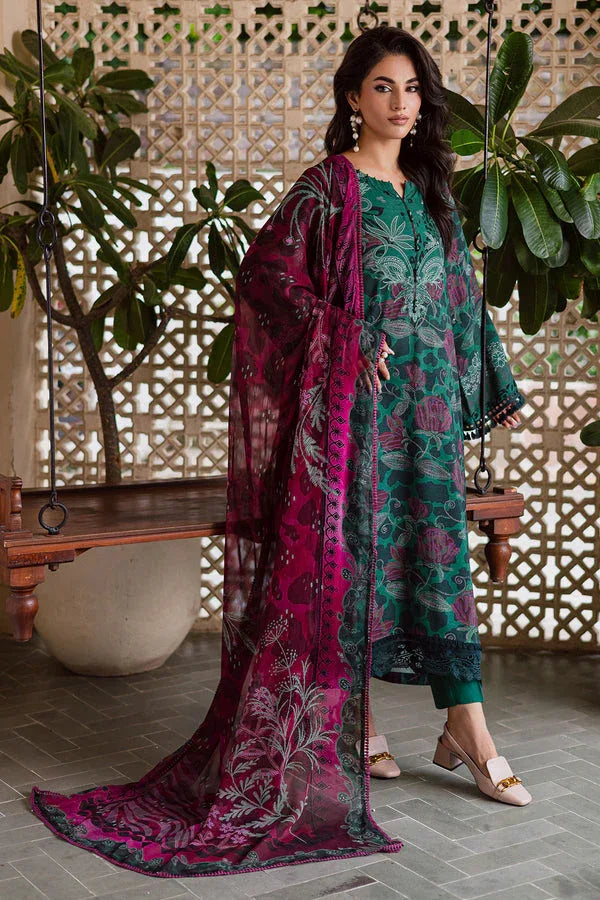 Nureh | Signature Printed Linen | SP-163 - Aqsa Fabrics