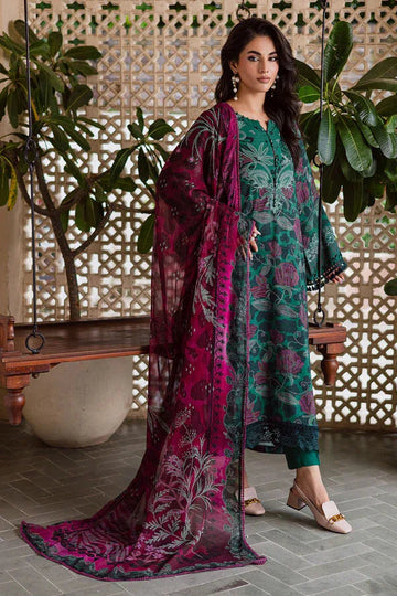 Nureh | Signature Printed Linen | SP-163 - Aqsa Fabrics