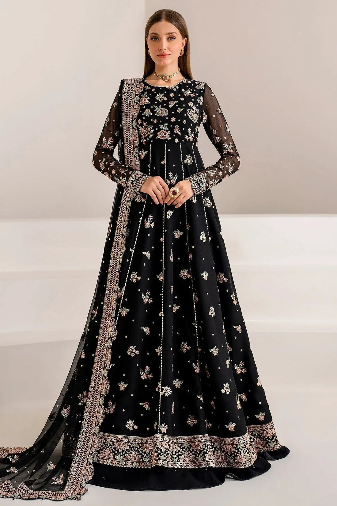 Farasha | Lumiere Formals | OPALINE - Aqsa Fabrics